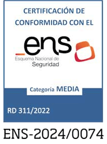 CERTIFICACIÓN DE CONFORMIDAD CON EL ENS