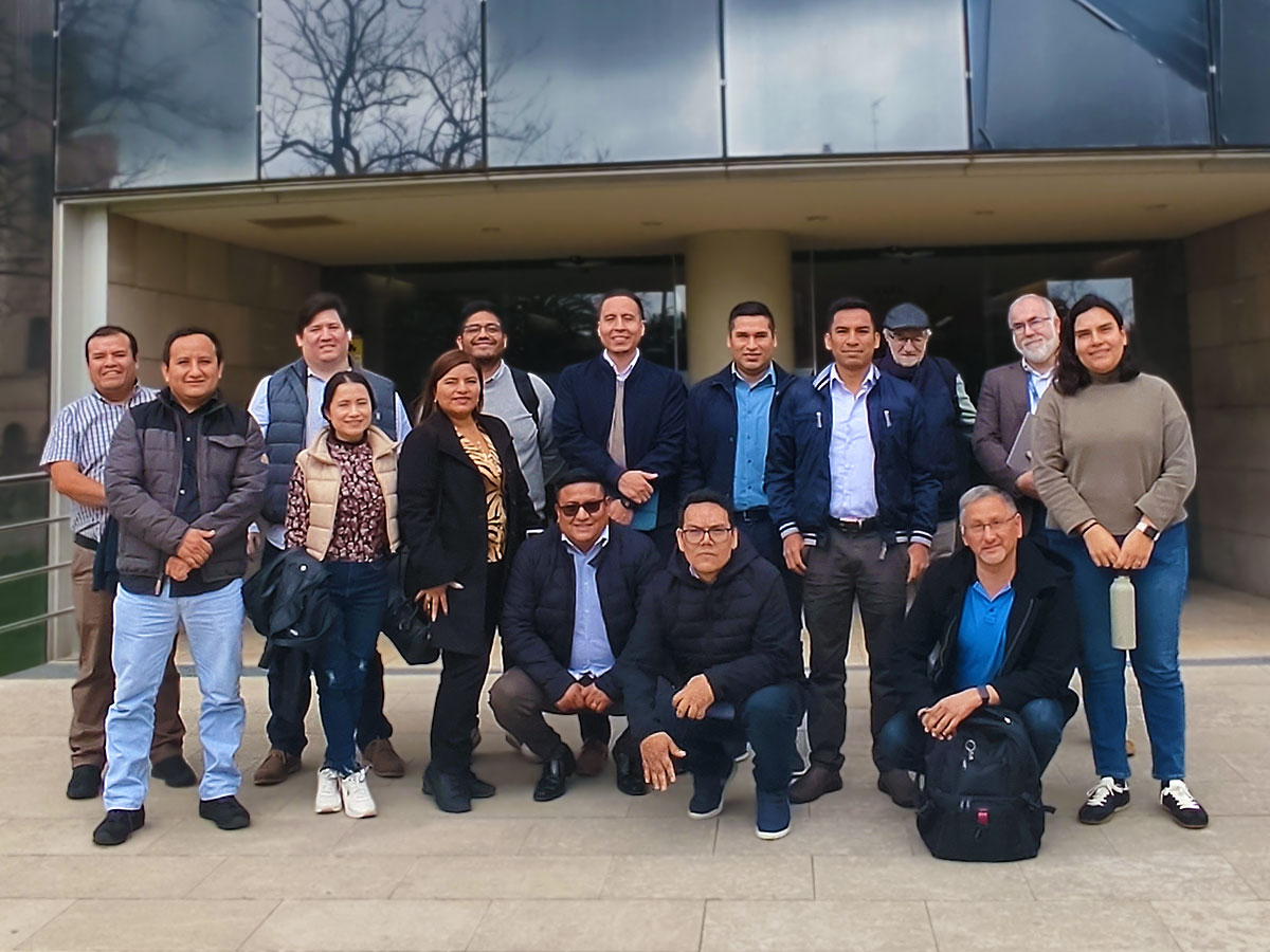 Rebem la visita d'estudiants de Màster de la Universitat Peruana de Ciències
